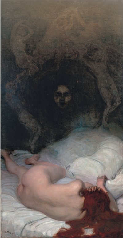 Vanity par Putz, Leo (1869-1940). Olje på lerret, størrelse: 220x115 av Leo Putz