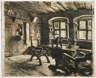 Durers rom i Nürnberg, 1896 av Leon Augustin Lhermitte