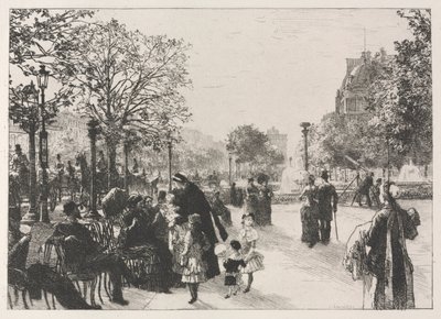 Tuileriene. av Leon Augustin Lhermitte