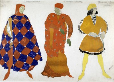 Bakst costume for “The Martyr of San Sebastian” av Leon Bakst