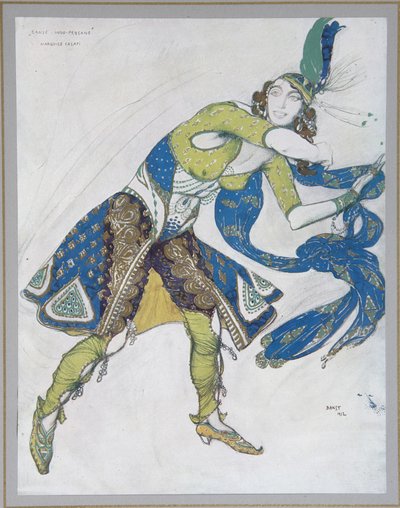 Indisk dans The Marquise de Casati, 1912 av Leon Bakst