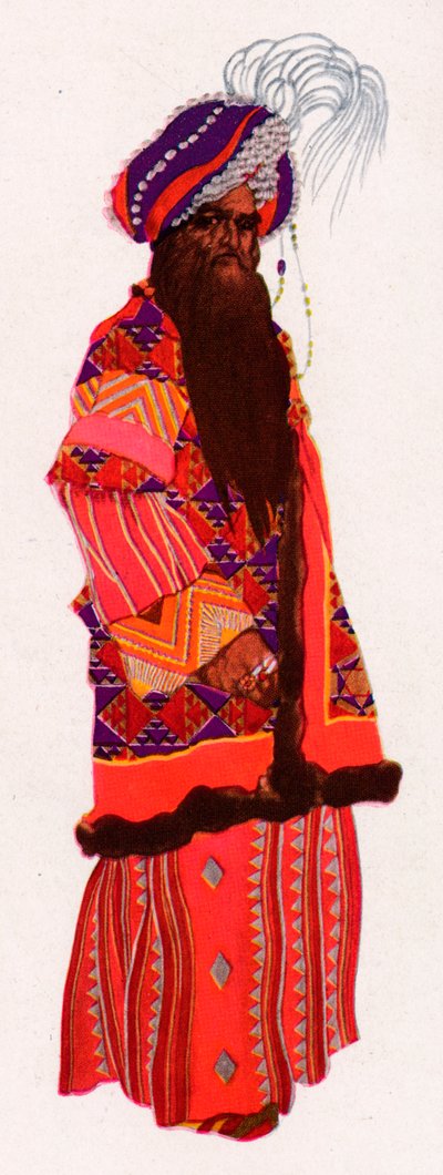Le Sultan Samarcande, 1922, 1923 av Leon Bakst