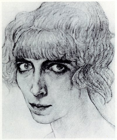 Portrett av Marchesa Luisa Casati, 1912 av Leon Bakst