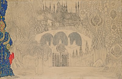 Scenedesign for balletten The Firebird L