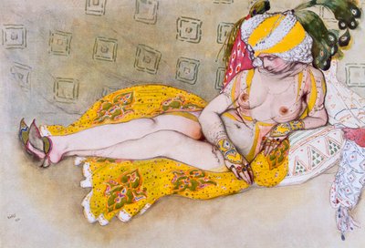 Den gule sultana, 1916. av Leon Bakst