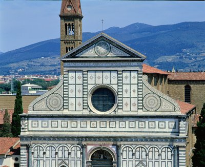 Utsikt over Santa Maria Novella, ca. 1450-70 av Leon Battista Alberti