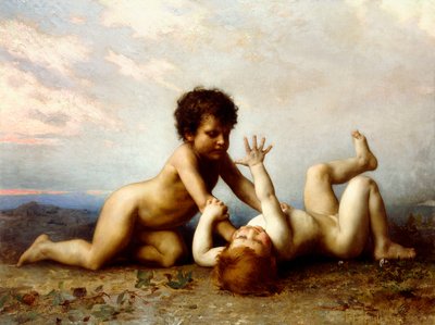 Stridende gutter, 1889 av Leon Bazile Perrault