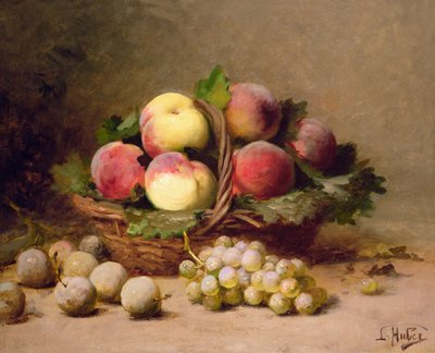 Stilleben av frukt av Leon Charles Huber