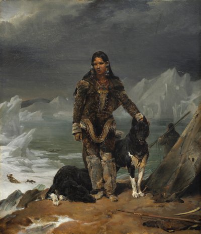 En kvinne fra Eskimoenes land av Léon Cogniet
