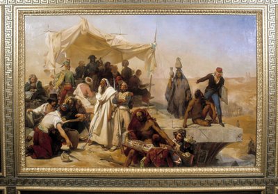 Ekspedisjon fra Egypt under ordre fra Bonaparte. Maleri av Leon Cogniet (1794-1880) av Léon Cogniet