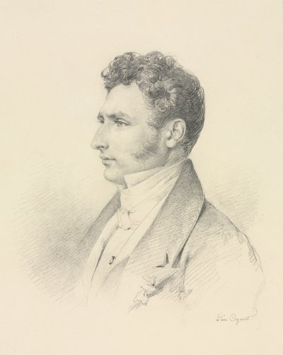 Portrett av en gentleman av Léon Cogniet