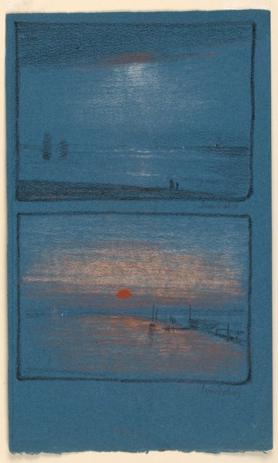 To kveldslandskap av Leon Dabo