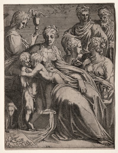 Hellig samtale, 1540-årene. av Leon Davent
