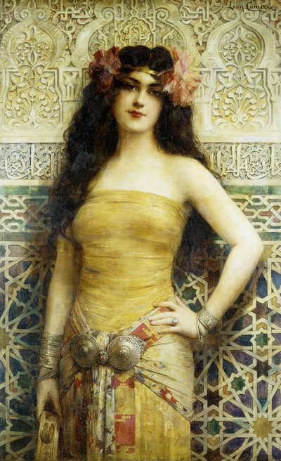 favoritten, av Leon Francois Comerre