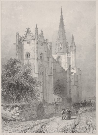 Hennebont kirke, Bretagne av Leon Gaucherel