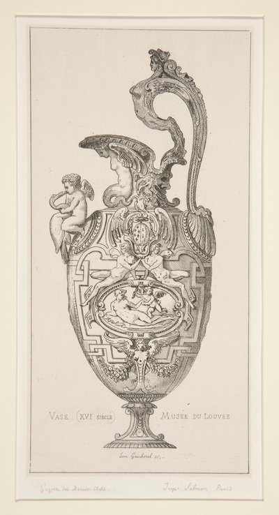 Vase (XVI århundre) Louvre-museet av Leon Gaucherel