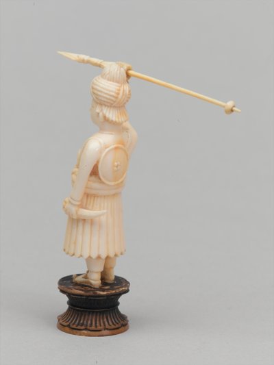 Svart bonde, sjakkbrikke, India, 1820 ca av Leon Hornecker