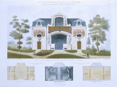House and Workshops of Mr. Courbet at Ornans, fra 