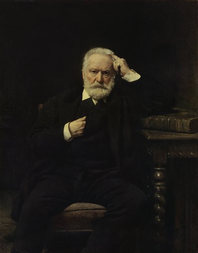 Portrett av Victor Hugo (1802-85) 1879 av Leon Joseph Florentin Bonnat