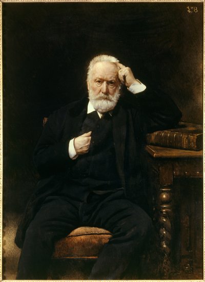 Portrett av den franske forfatteren Victor Hugo (1802-1885) Maleri av Leon Joseph Bonnat (1833-1922) Versailles fra 1800-tallet, Musee du Chateau - Portrett av den franske forfatteren Victor Hugo (1802-1885). Maleri av Leon Joseph Bonnat (1833-1922) av Leon Joseph Florentin Bonnat