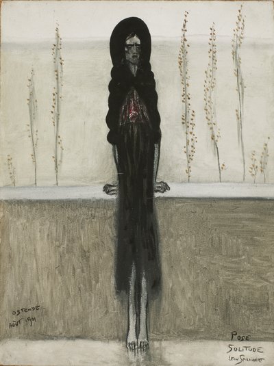 Posering, ensomhet av Leon Spilliaert