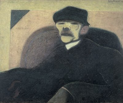 Mannen med det røde øret, Portrett av Gorky av Leon Spilliaert
