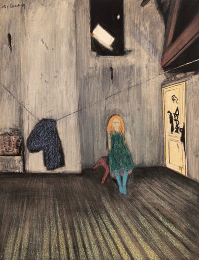 Helt alene, 1909. av Leon Spilliaert