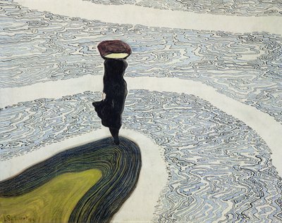 Kvinne ved kystlinjen av Leon Spilliaert