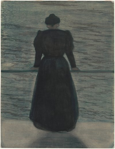 Kvinne ved havet av Leon Spilliaert