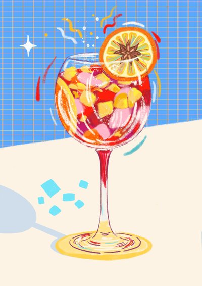 Tropisk fristelse, 2025 (digital) av Leona Tsiara