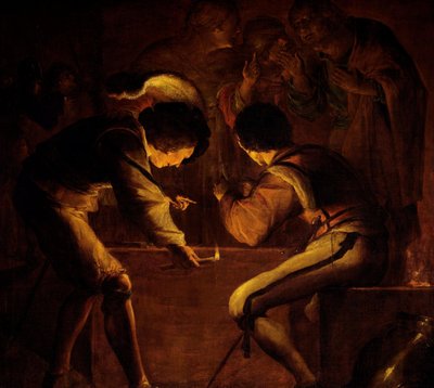 Peters fornektelse av Leonaert Bramer