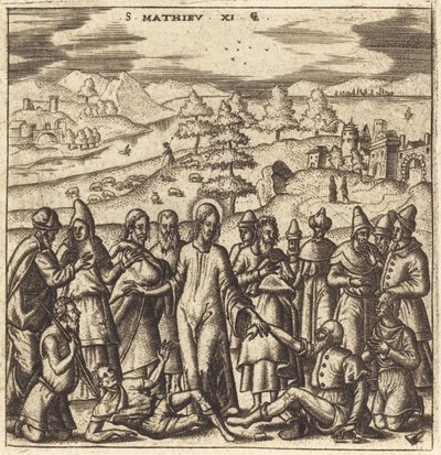 Kristus helbreder de syke av Leonard Gaultier
