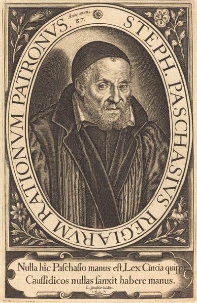 Etienne Pasquier av Leonard Gaultier