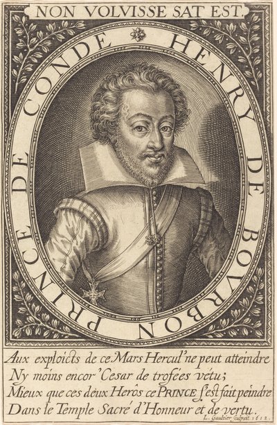 Henry de Bourbon, prins av Condé av Leonard Gaultier