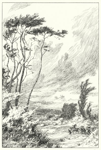 Arthur O'Bower har brutt bandet sitt (gravering) av Leonard Leslie Brooke
