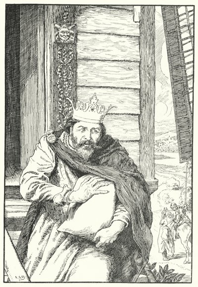 Han stjal tre hakk byggmel (gravering) av Leonard Leslie Brooke