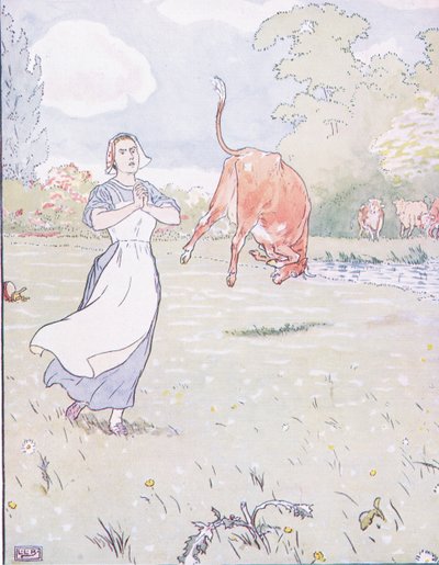Her mor han ropte, inne i den røde kua av Leonard Leslie Brooke