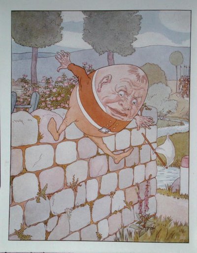 Humpty Dumpty, illustrasjon fra 