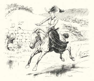 Jeg hadde en liten ponni, han het Dapple-grey (gravering) av Leonard Leslie Brooke