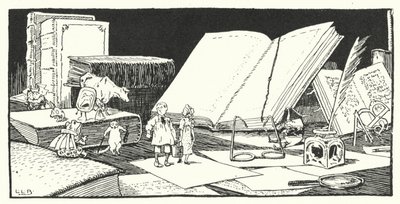 Barnerim (gravering) av Leonard Leslie Brooke