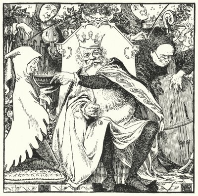 Old King Cole (gravering) av Leonard Leslie Brooke