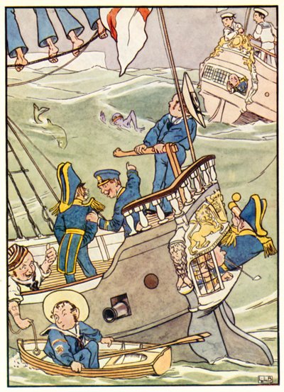 The Pobble som ikke har tær (farge litho) av Leonard Leslie Brooke