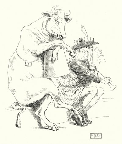 Det var en piper, han hadde en ku (gravering) av Leonard Leslie Brooke