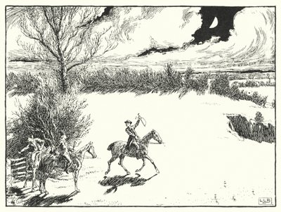 Det var tre joviale walisere (gravering) av Leonard Leslie Brooke