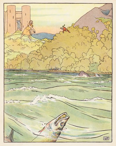 Tommelise (fargelitografi) av Leonard Leslie Brooke