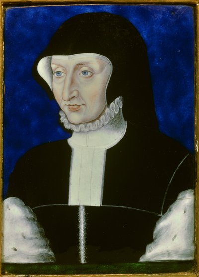 Portrett av Antoinette de Bourbon, av Leonard Limosin