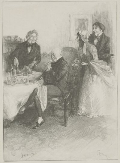 Uten tittel, slutten av 1800-begynnelsen av det 20. århundre (tregravering) av Leonard Raven Hill