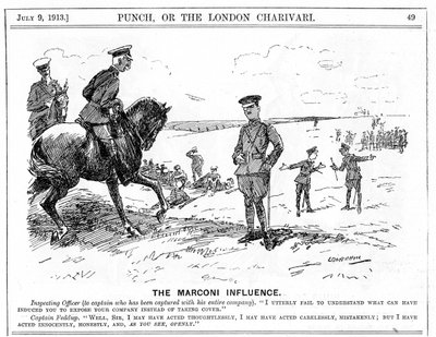 Marconi Shares Scandal, 1913 av Leonard Raven Hill