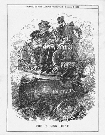 Kokepunktet. Punch Magazine, 2. oktober 1912, 1912 av Leonard Raven Hill