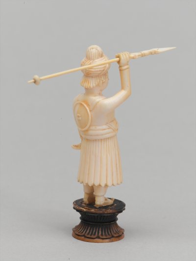 Svart bonde, sjakkbrikke, India, 1820 ca av Leonard Wells Volk